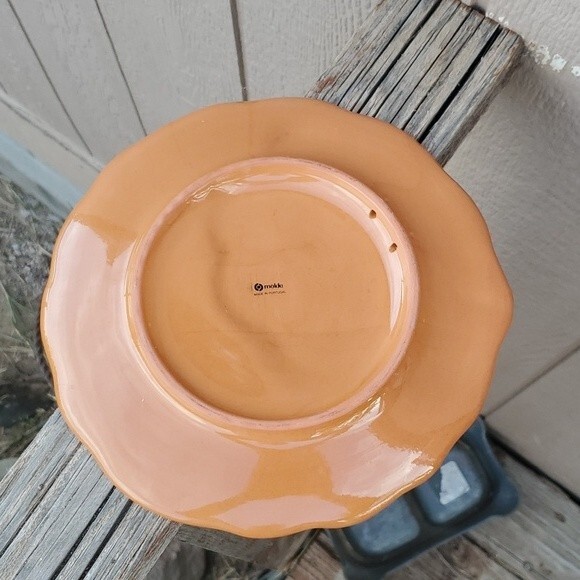 Molde Pottery Sheep / Lamb Plate - Hand Painted Embossed Folk Art–  Portugal - Picture 5 of 5